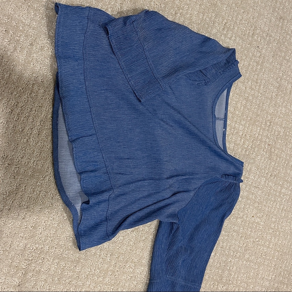 Blue Zara Blouse size S.